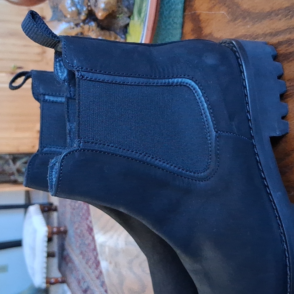 Thursday Boot Company Black Leather Legend Chelsea Boots Size 8 - Picture 3 of 10